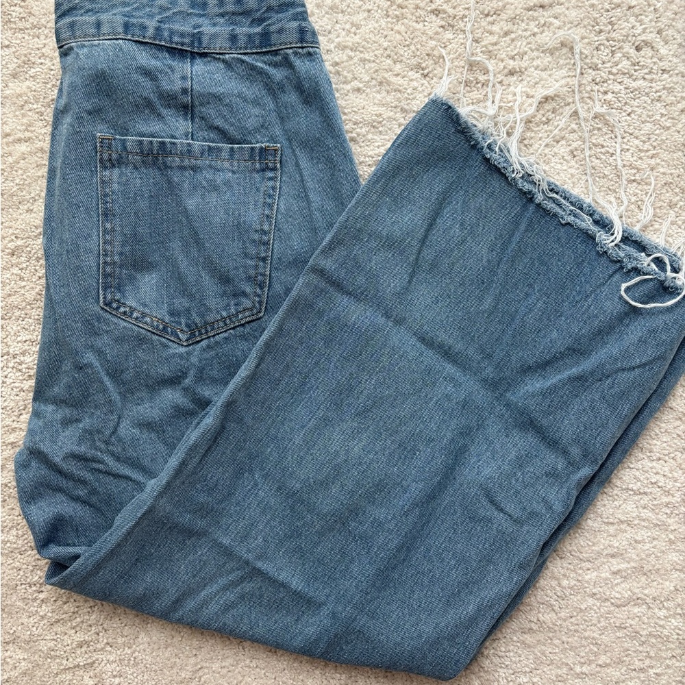 PrettyLittleThing Blue Flare & Wide Leg Jeans